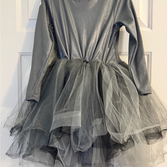 Pottery Barn Kids Silver Tutu Dress Skeleton Costume - Picture 6 of 14